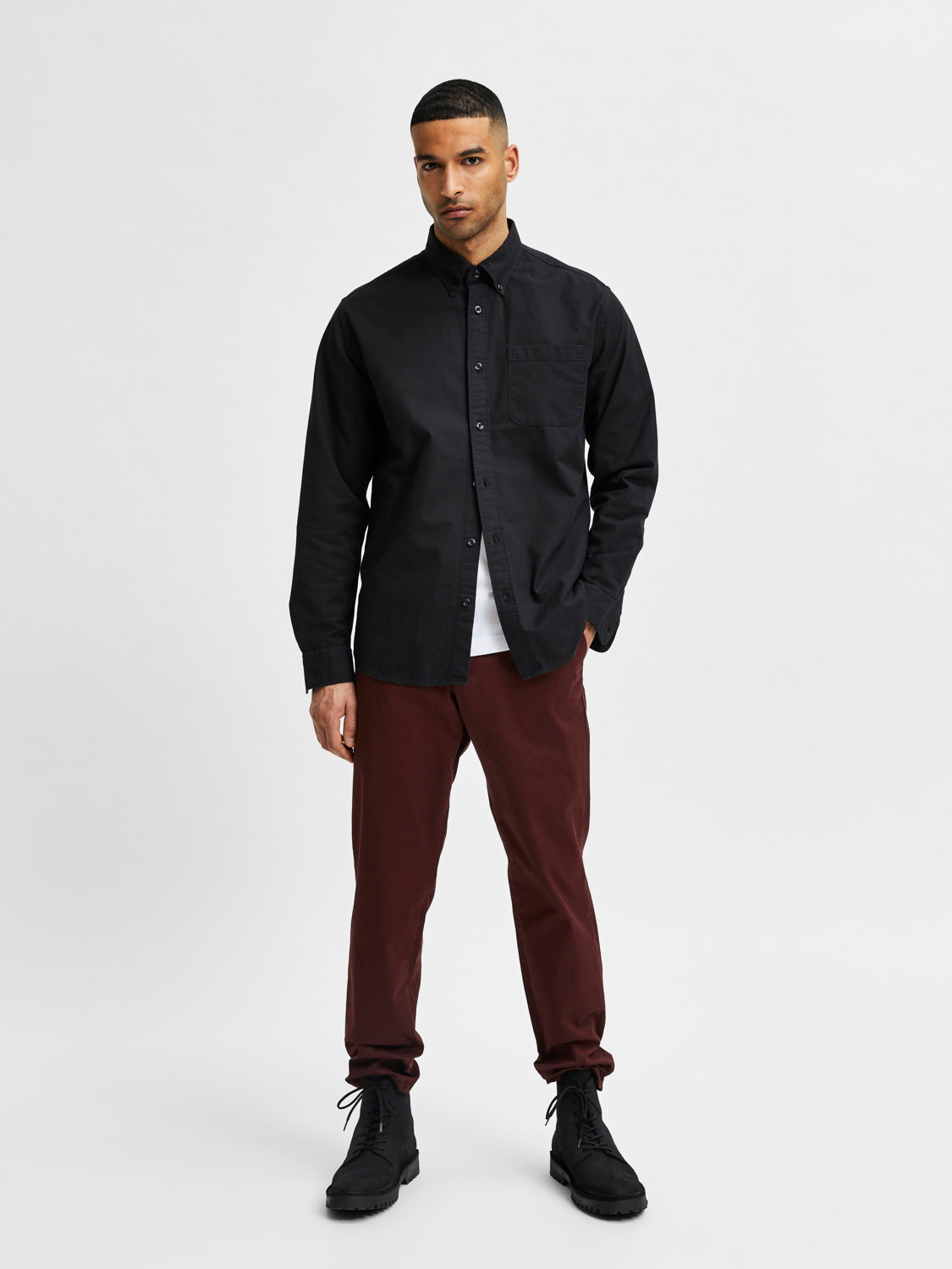 REG RICK-OX Shirts - Black